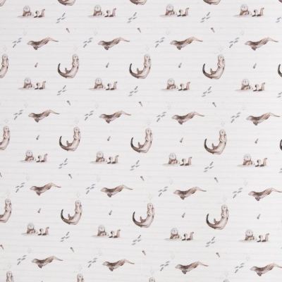 Jersey | Küstenliebe Christiane Zielinski | Robben Streifen hellbeige